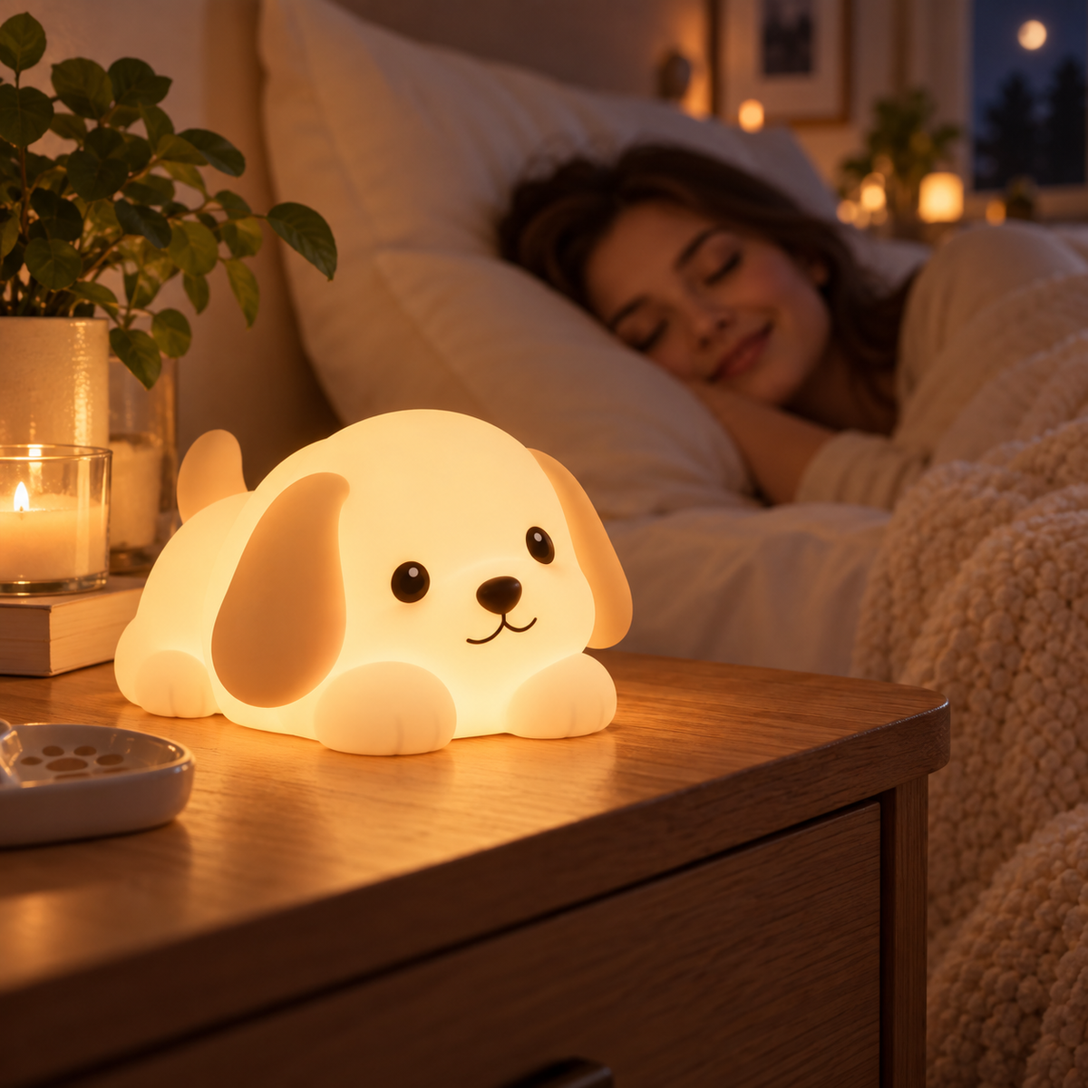 Lunara™ Cozy Puppy Night Light